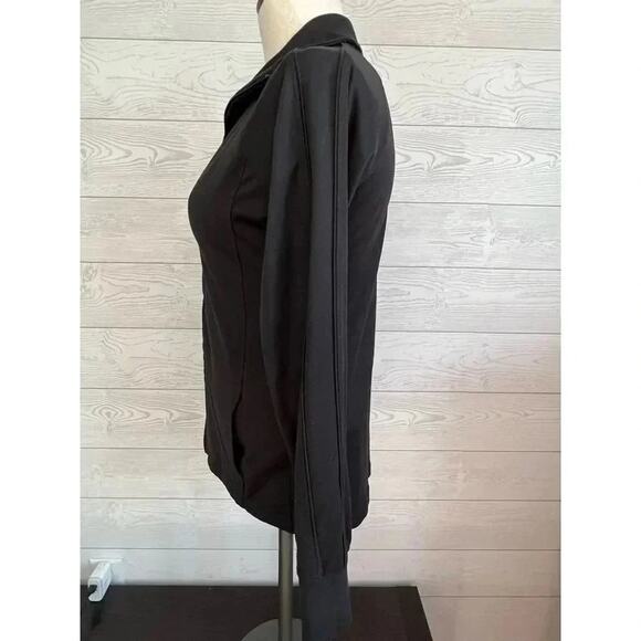 Champion black full zip Athleisure track jacket Size small - Picture 2 of 5